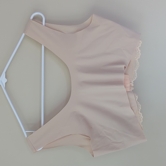 Sexy Lace Floral Overlay Scalloped Front Closure Bra Plus 7L Skin Nude - Picture 9 of 16